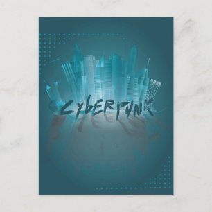 Cyberpunk Postcard