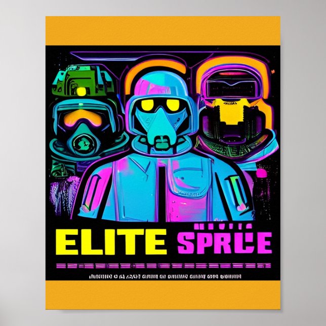 Cyberpunk Propaganda Recruitment Poster (Front)