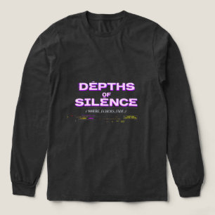 Cyberpunk Purple Glitch Long Sleeve Tee Dark Aes