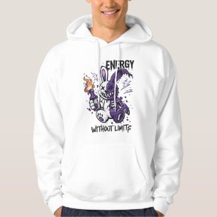 Cyberpunk Rabbit Graphic - Energy Without Limits S Hoodie