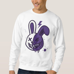 Cyberpunk Rabbit Graphic - Energy Without Limits S Sweatshirt