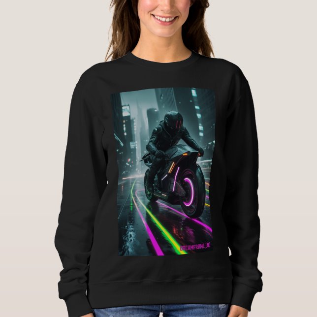 Cyberpunk / Retro Aesthetic Design Sweatshirt (Front)