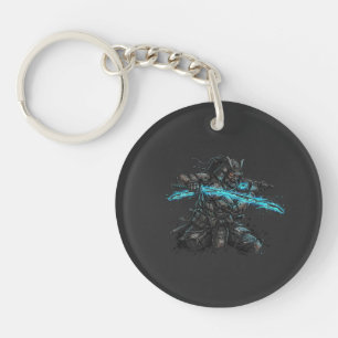 Cyberpunk Samurai - Acrylic Keychain