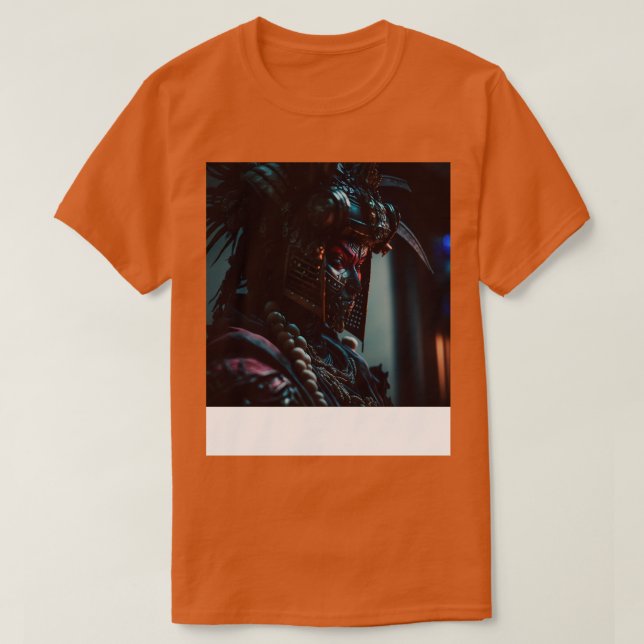 Cyberpunk Samurai Warrior A I Generated Art Artifi T-Shirt (Design Front)