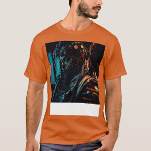 Cyberpunk Samurai Warrior A I Generated Art Artifi T-Shirt