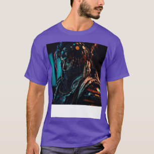 Cyberpunk Samurai Warrior A I Generated Art Artifi T-Shirt