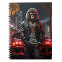 Cyberpunk Urban Ape Notebook