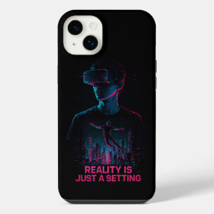 Cyberpunk VR Gamer Aesthetic iPhone Case