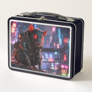 CyberRat Metal Lunch Box