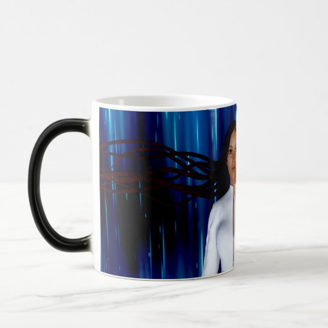 Cybersecurity Analyst Sade Idahosa Scarlett series Magic Mug (Left)