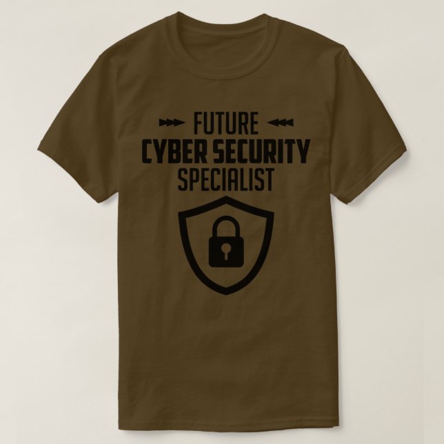 Cybersecurity Computer Security Cyber Security Spe T-Shirt (Design Front)