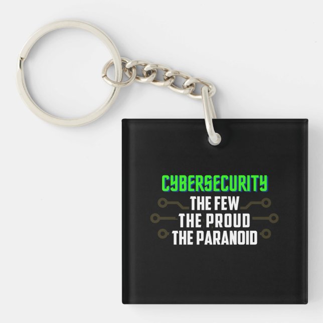 cybersecurity, hacker key ring (Front)