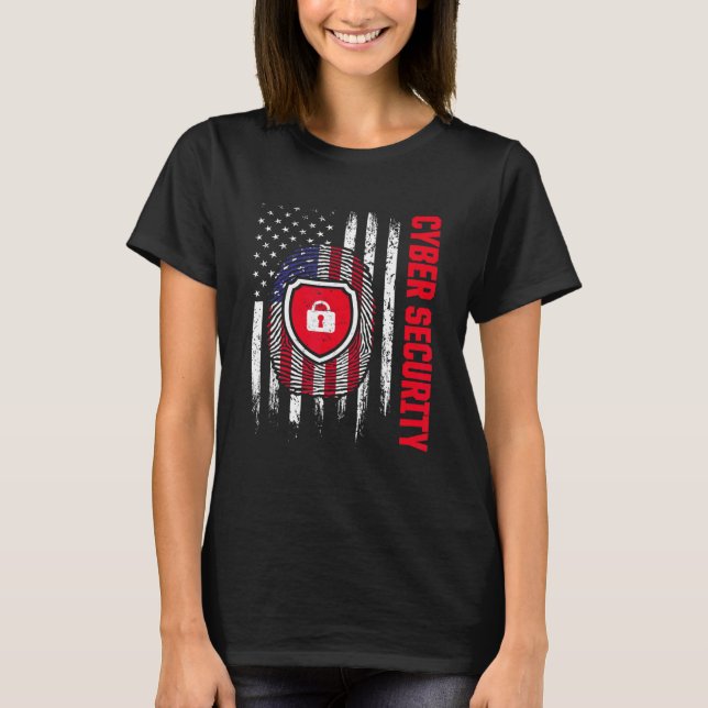 Cybersecurity It Analyst Certified Tech Security 1 T-Shirt (Front)