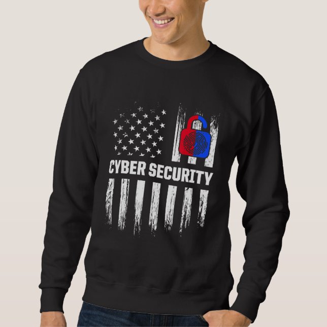 Cybersecurity It Analyst Certified Tech Security Sweatshirt (Front)