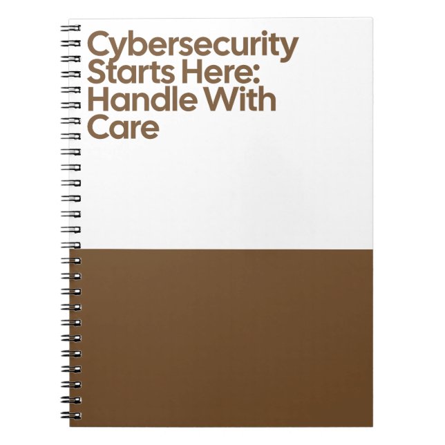 Cybersecurity Password Notebook (Front)