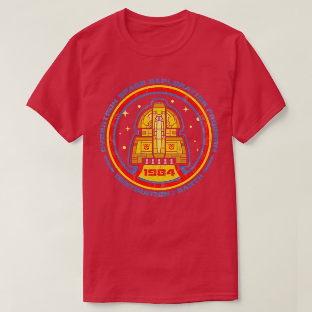 Cybertron Space Exploration Program T-Shirt (Design Front)