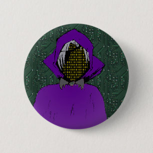 CyberWorld copy 6 Cm Round Badge