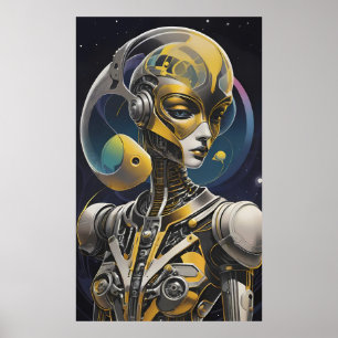 Cybille Ken Gauge Cyborg Sci-Fi Poster