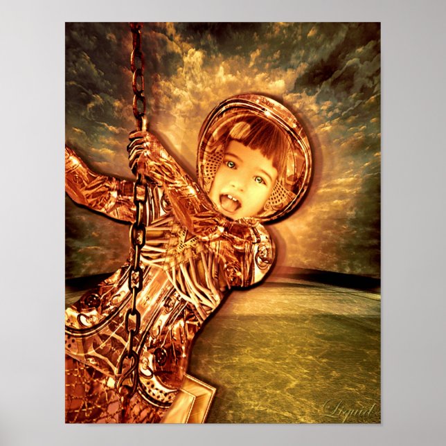 Cyborg Alice  Print (Front)