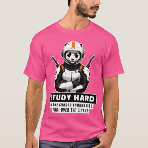 Cyborg Animal panda quotes retro T-Shirt