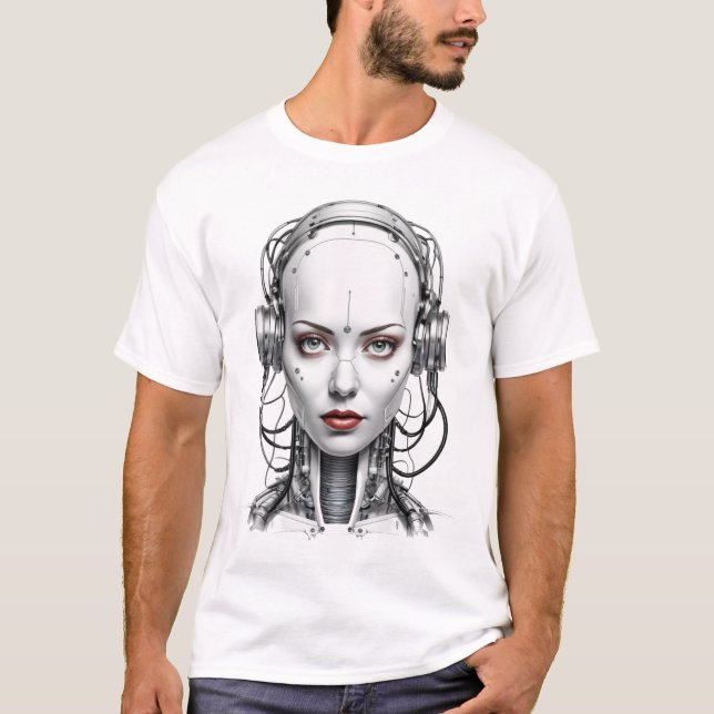 cyborg female T-Shirt (Front)