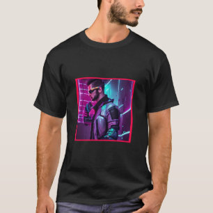 Cyborg Guy From Mars Mens T-Shirt