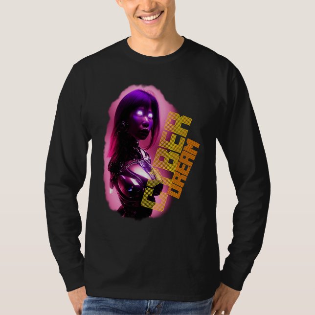 Cyborg Japanese woman T-Shirt (Front)