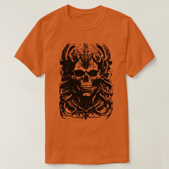 cyborg skull T-Shirt (Design Front)