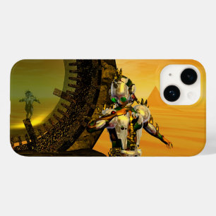 CYBORG TITAN,DESERT HYPERION Science Fiction Scifi Case-Mate iPhone 14 Case