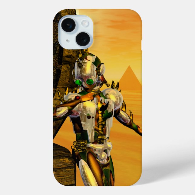 CYBORG TITAN,DESERT HYPERION Science Fiction Scifi Case-Mate iPhone Case (Back)