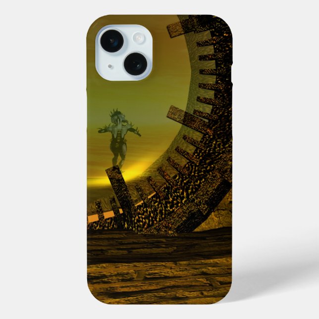 CYBORG TITAN,DESERT HYPERION Science Fiction Scifi Case-Mate iPhone Case (Back)