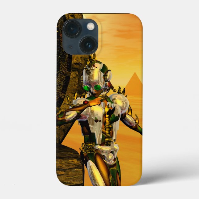 CYBORG TITAN,DESERT HYPERION Science Fiction Scifi Case-Mate iPhone Case (Back)