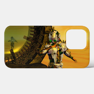 CYBORG TITAN,DESERT HYPERION Science Fiction Scifi iPhone 13 Pro Case