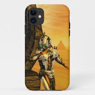 CYBORG TITAN,DESERT HYPERION Science Fiction Scifi iPhone 11 Case