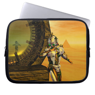 CYBORG TITAN,DESERT HYPERION Science Fiction Scifi Laptop Sleeve