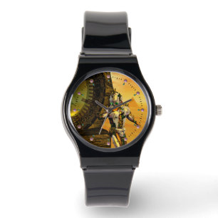 CYBORG TITAN,DESERT HYPERION Science Fiction Scifi Watch