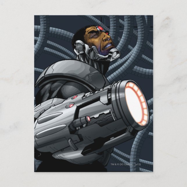 Cyborg & Weapon Bust Postcard (Front)