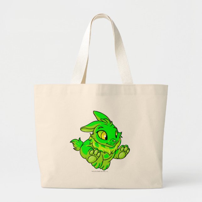 Cybunny Glowing Large Tote Bag (Front)