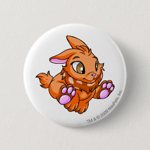 Cybunny Orange 6 Cm Round Badge