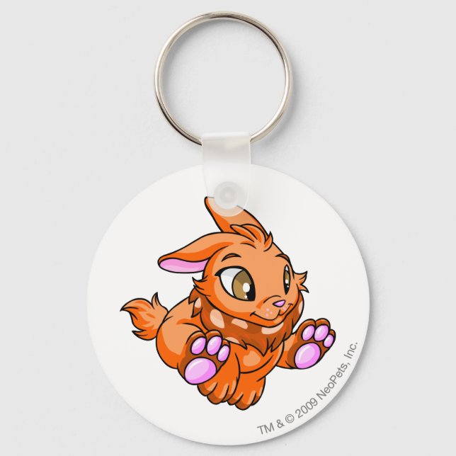 Cybunny Orange Key Ring (Front)