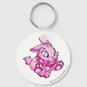 Cybunny Pink Key Ring