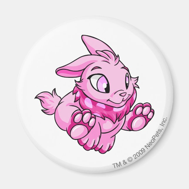 Cybunny Pink Magnet (Front)