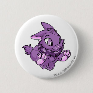 Cybunny Purple 6 Cm Round Badge