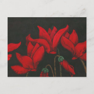 "Cycalman" Floral Postcard