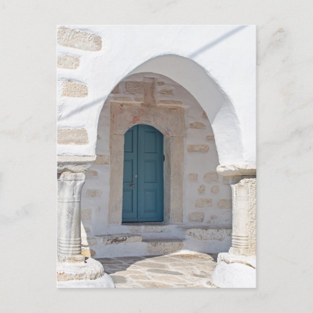 Cycladic Architecure - Greek Doorway Postcard (Front)