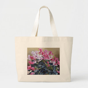Cyclamen 2004 large tote bag