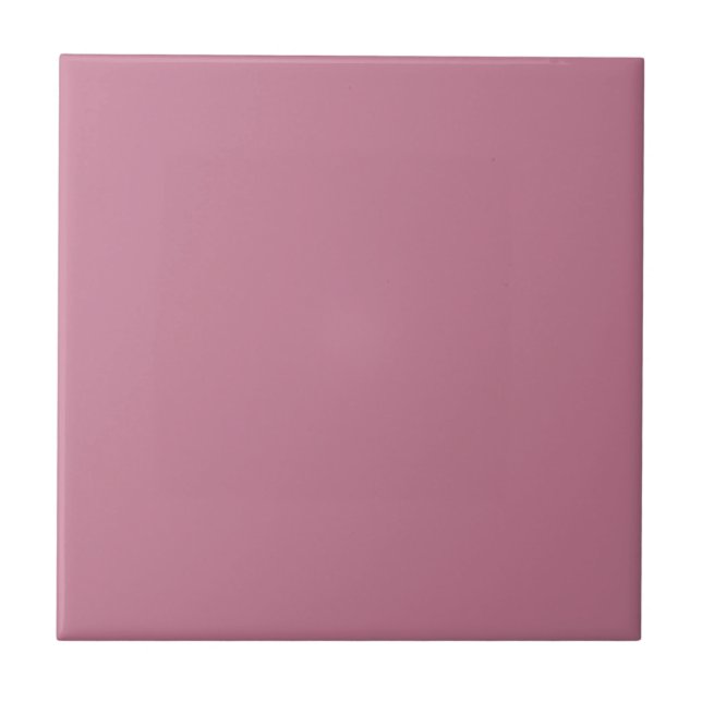 Cyclamen Petals Pink Square Kitchen and Bathroom Tile (Front)