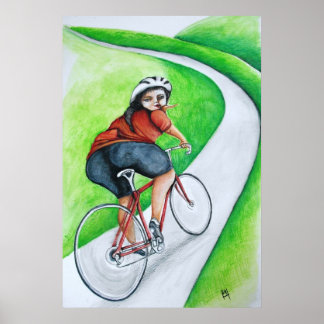 Cycle Girl- Kiss Goodbye Poster
