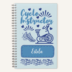 Cycle instructor Gift for Bike Lover Notebook