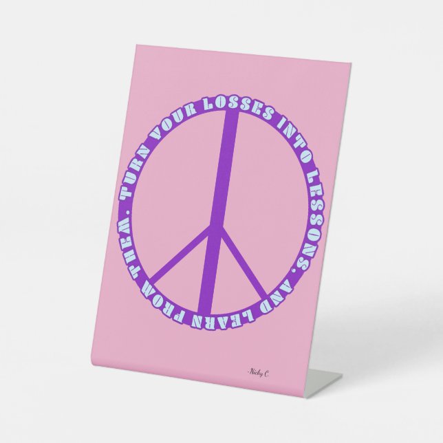 Cycle of Lessons Pedestal Sign (Front)